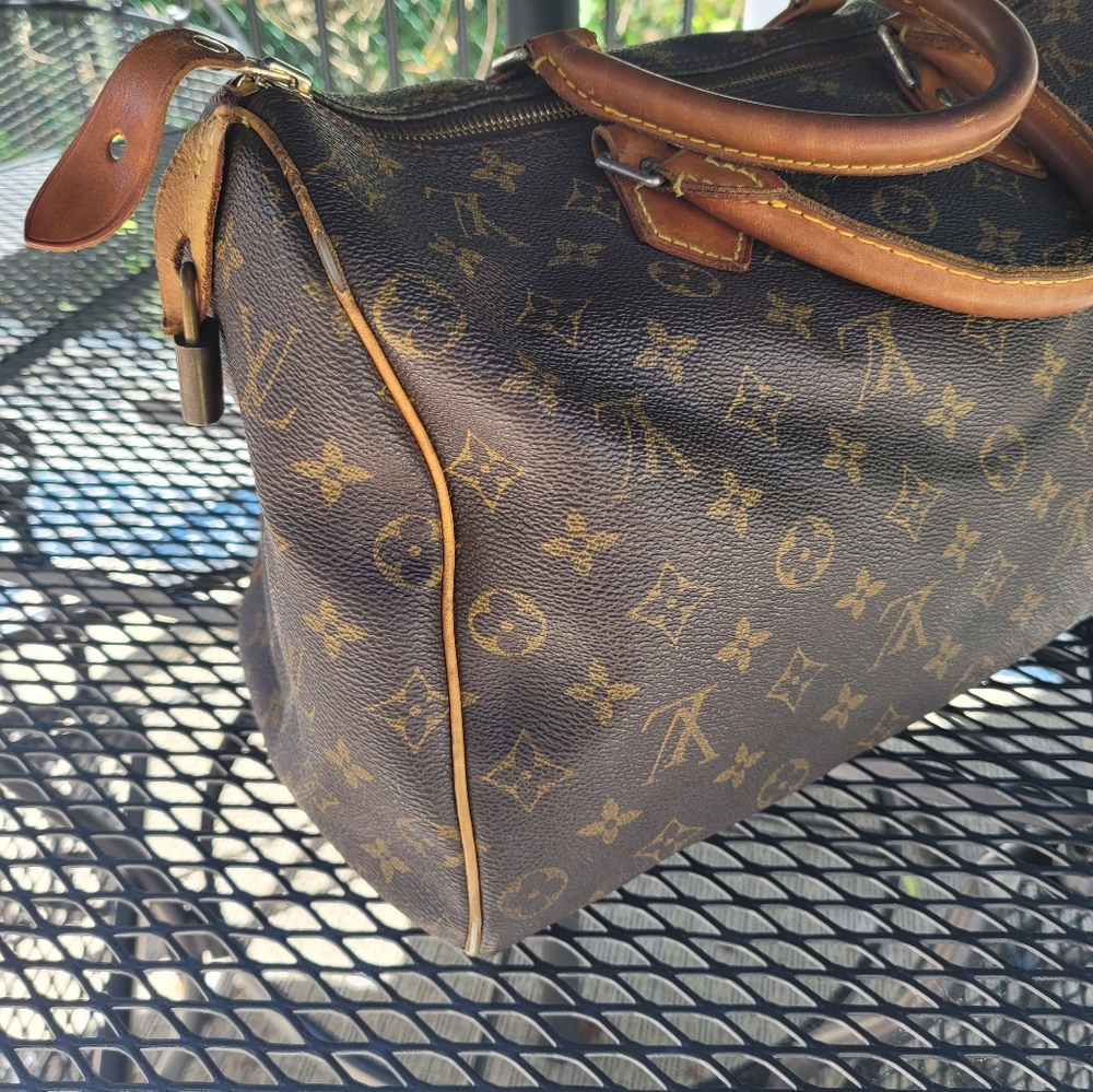 Louis Vuitton Satchel Speedy Monogram Canvas 30 - Picture 8 of 16